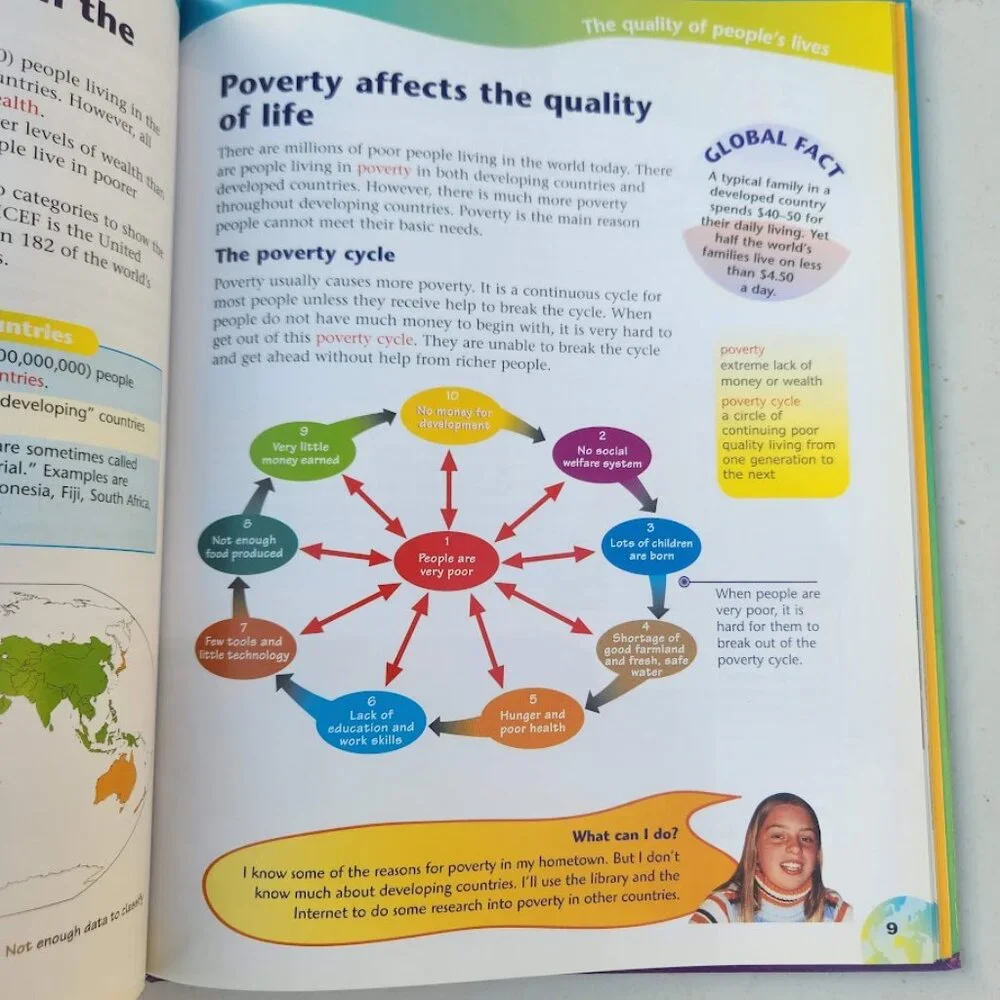 Improving the Quality of Life Global Citizenship Hardcover Book by Susan Watson